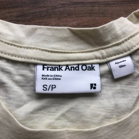 Oversized Frank&Oak T-Shirt, Women's M-L - Picture 2 of 2